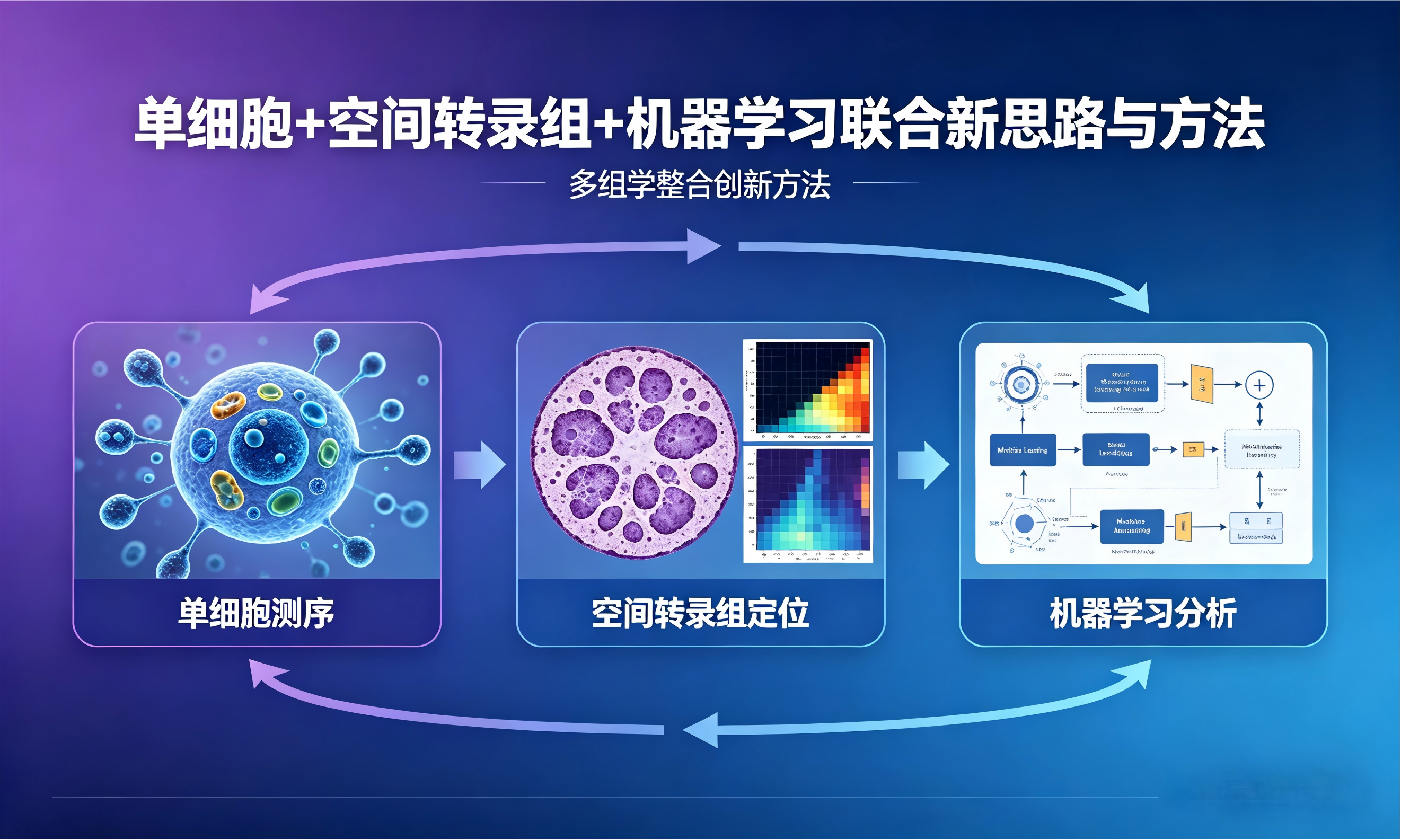 单细胞+空间转录组+机器学习课程图片